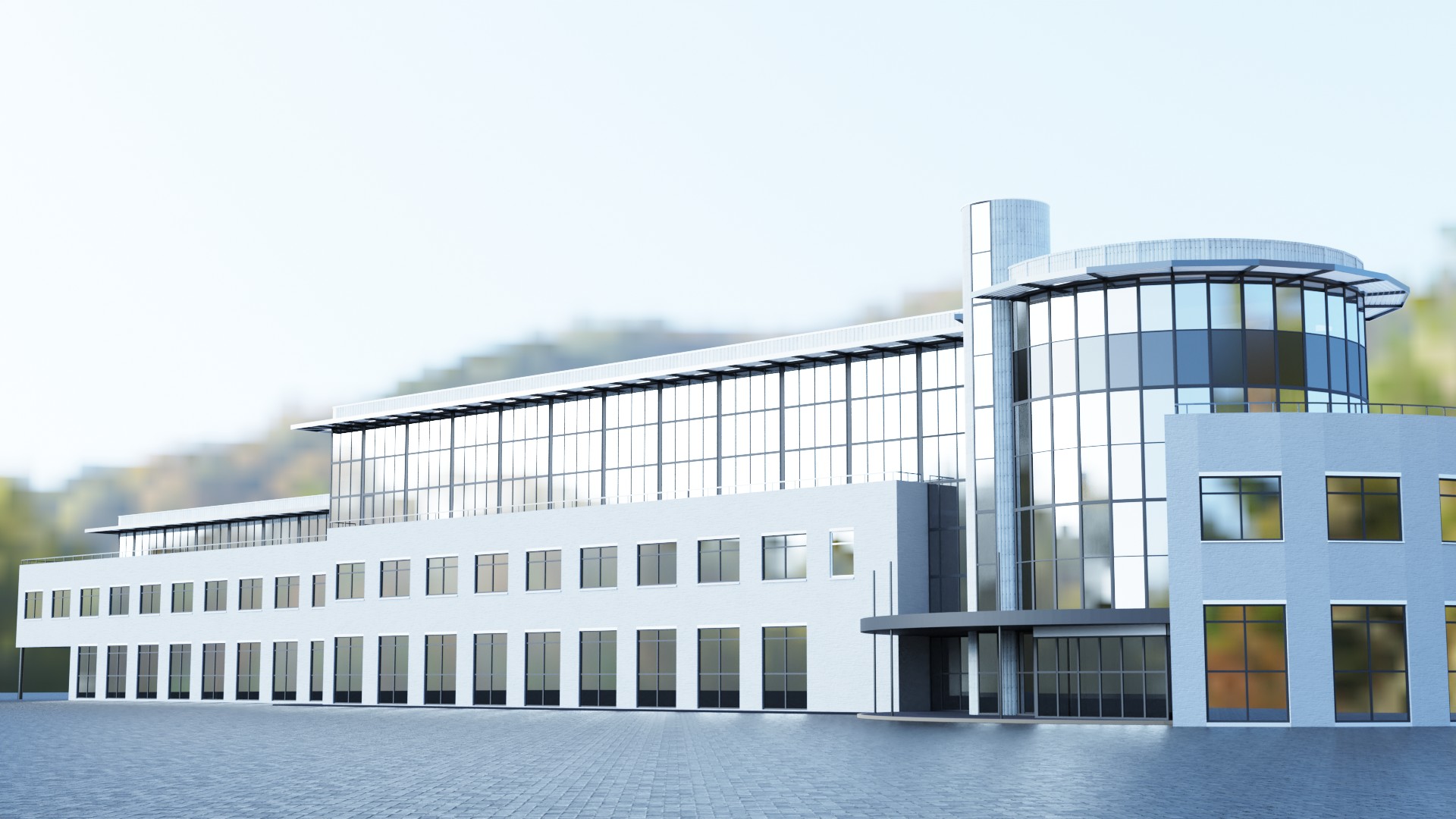 Optoppen kantoorpand Van Hessen Nieuwerker aan den IJssel